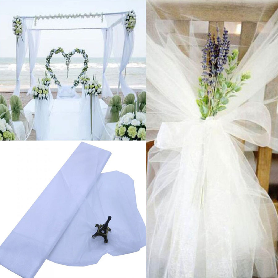 Chair Sash Organza - Rollo de tul para decoración de