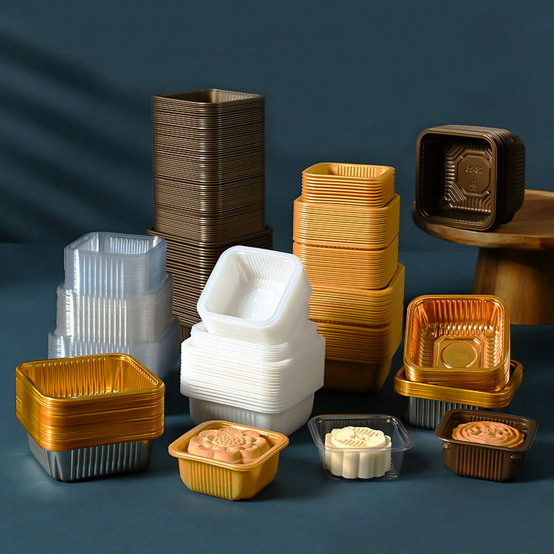 Wedding Supply.Box - Mooncake-bandeja de plástico para repostería, suministros