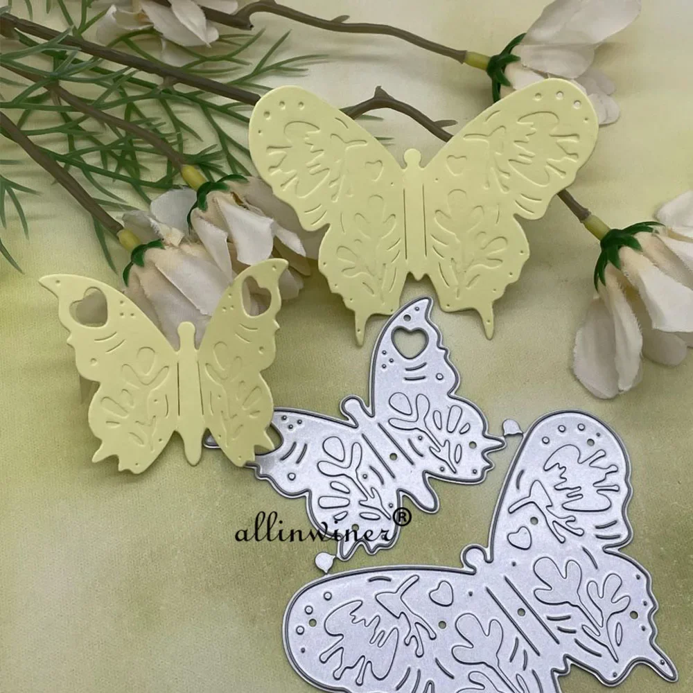 Papercraft Supply Invitation - Recortes de mariposas en capas, elemento