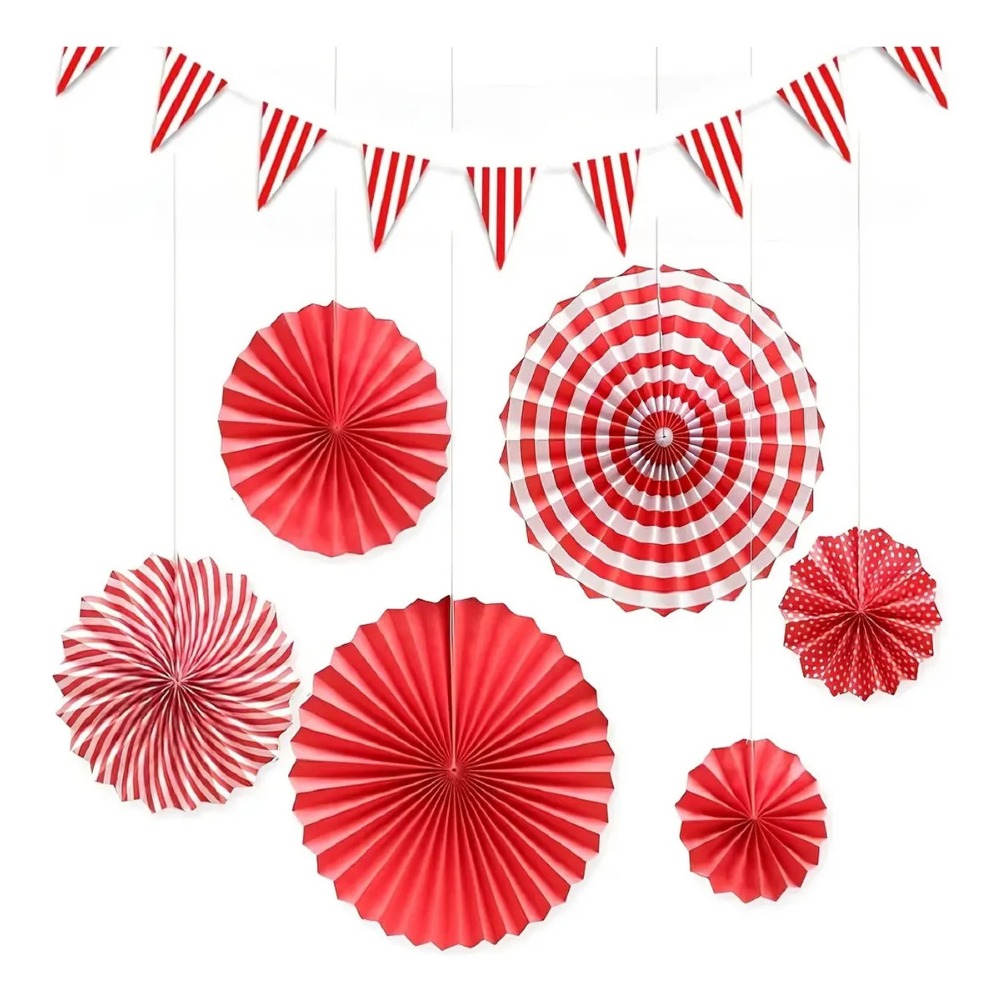 Wedding Supply Canada - 18 Piezas de Banderines Rojos y