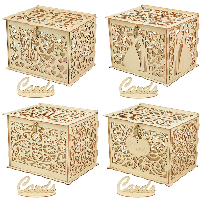 Caja de tarjetas de regalo de  - Wedding Supply.Box reseña y precio