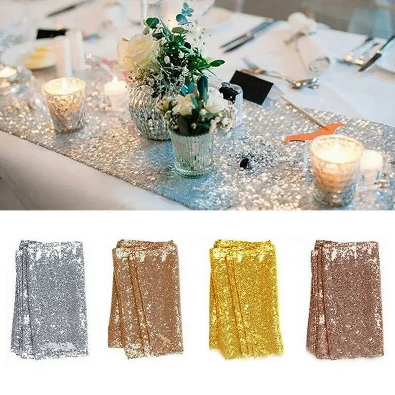 Mantel festivo de lentejuelas, - Table Runner Sequin reseña y precio