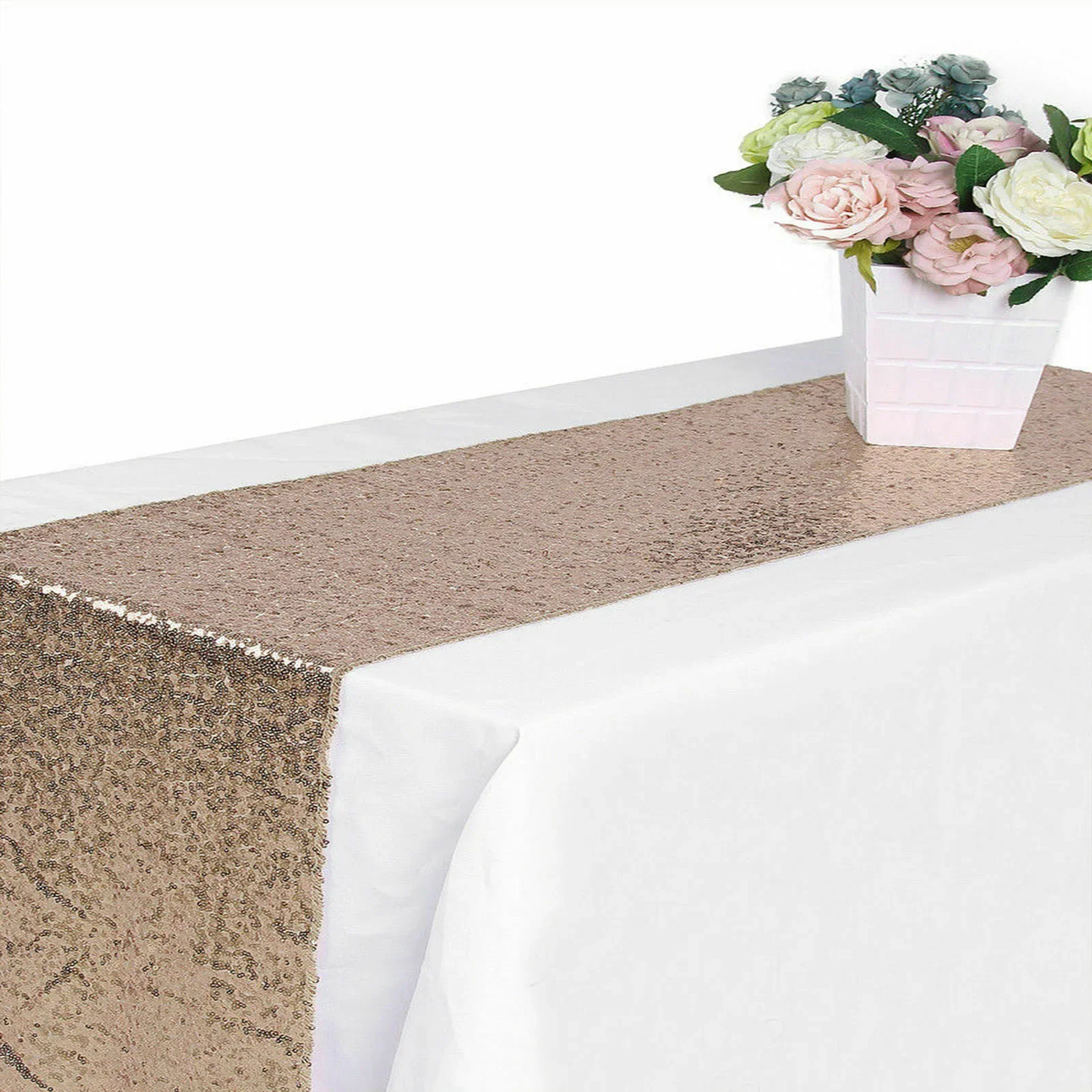 Mantel festivo de lentejuelas, - Table Runner Sequin reseña y precio