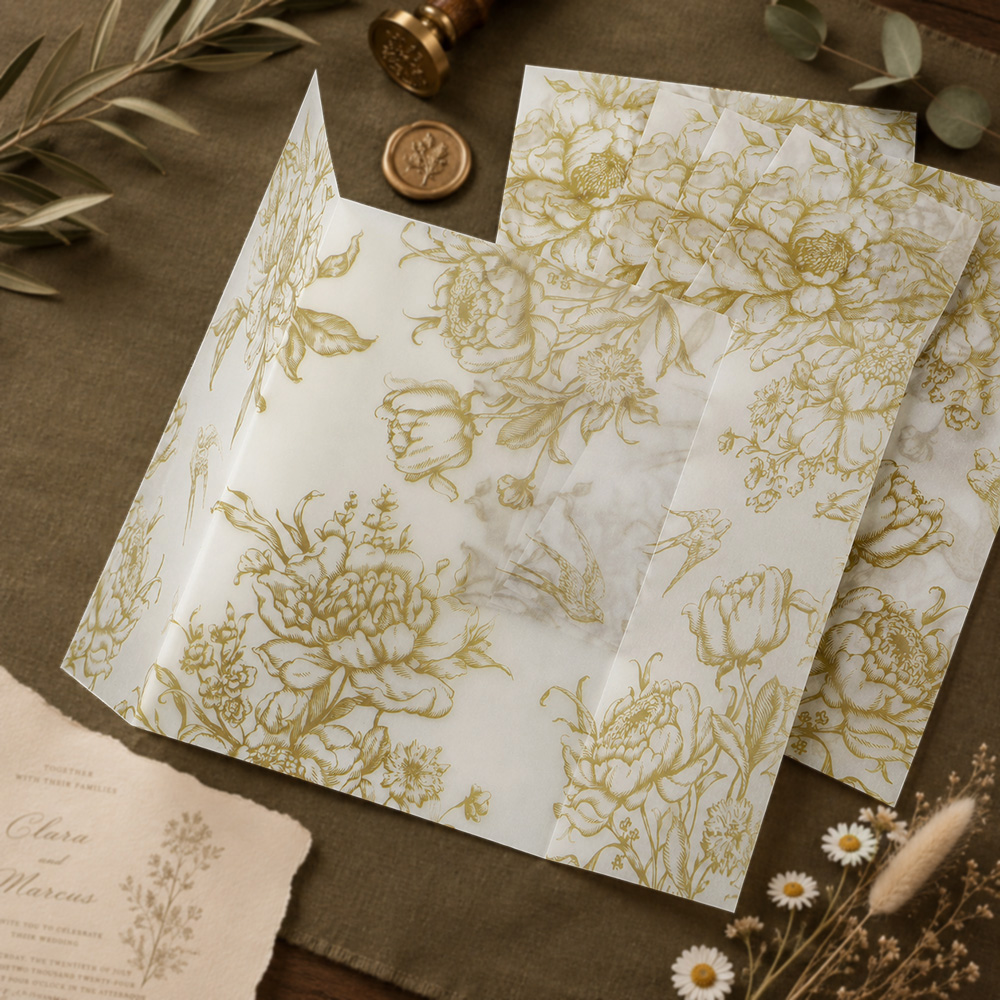 20/50 piezas de papel de vitel - Wedding Envelopes reseña y precio