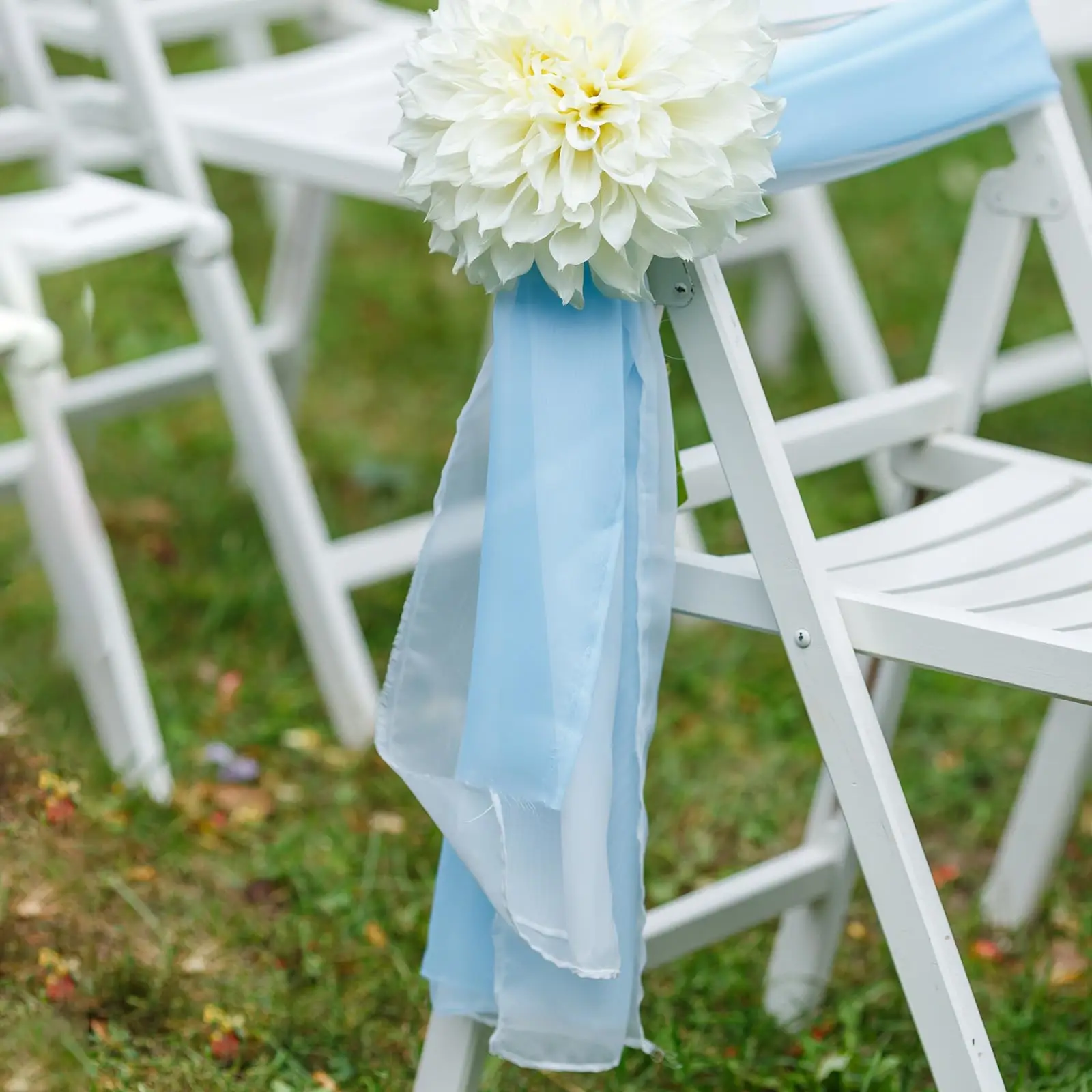 10/50/100 Uds 17x275cm Organza - Chair Sash Organza reseña y precio