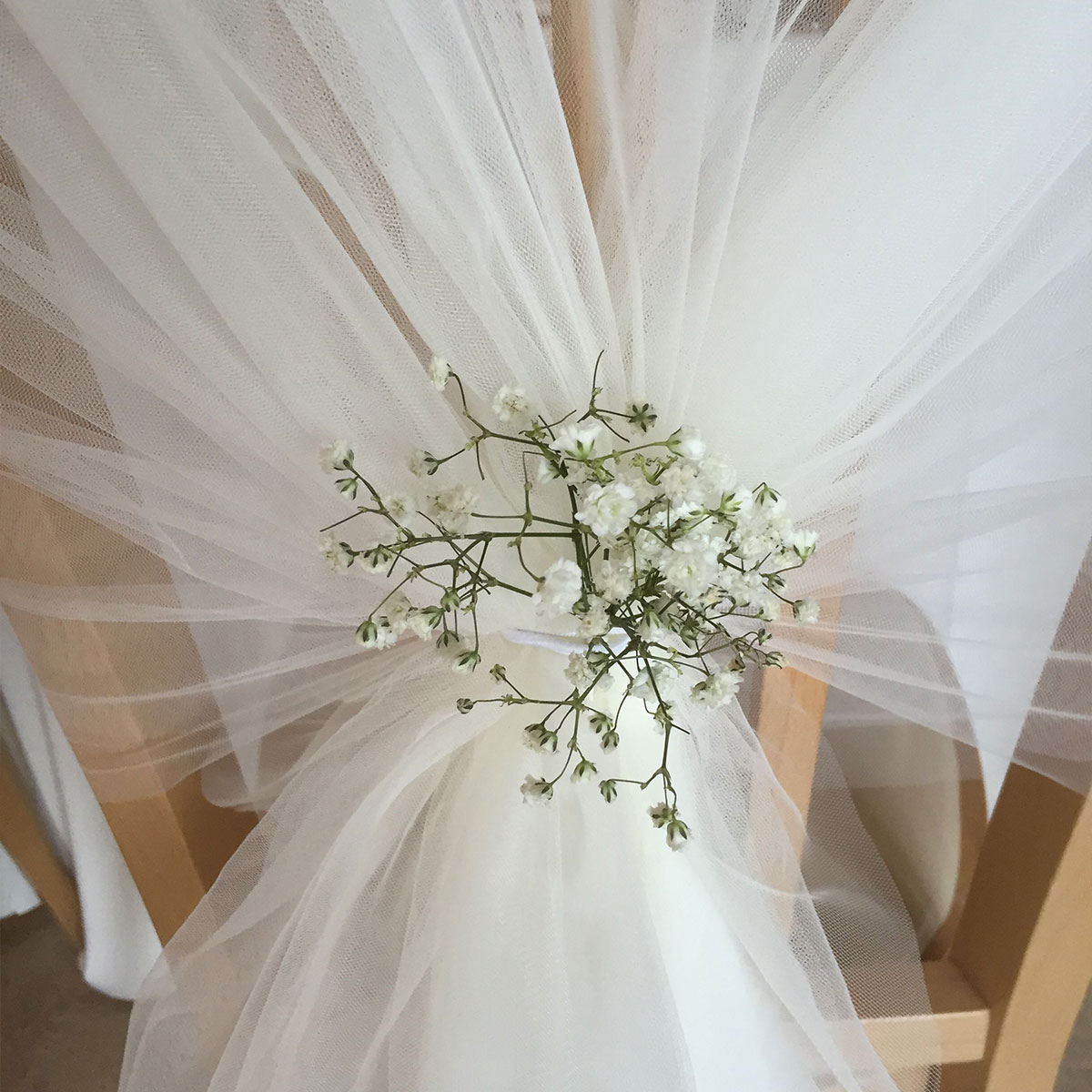 Rollo de tul de cristal drapea - Chair Sash Organza reseña y precio