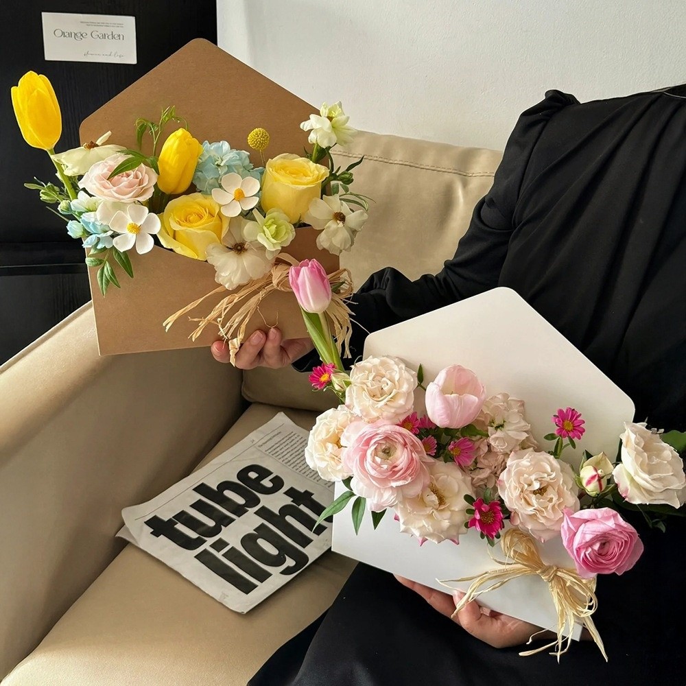 Caja Floral Estilo Sobre con D - Wedding Supply.Box reseña y precio