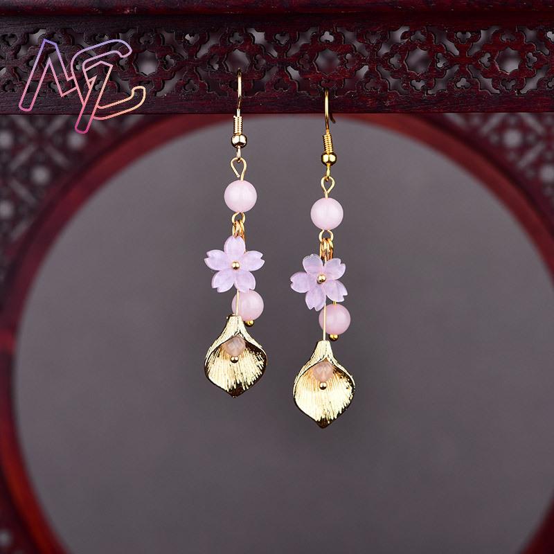 Pendientes de flores de Jade N - Wedding Yes reseña y precio