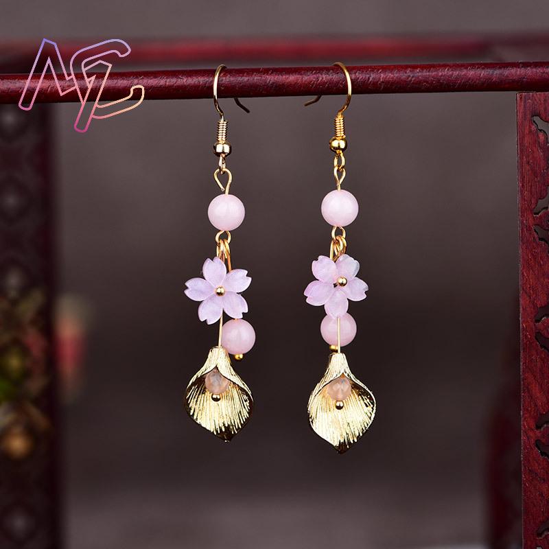 Pendientes de flores de Jade N - Wedding Yes reseña y precio