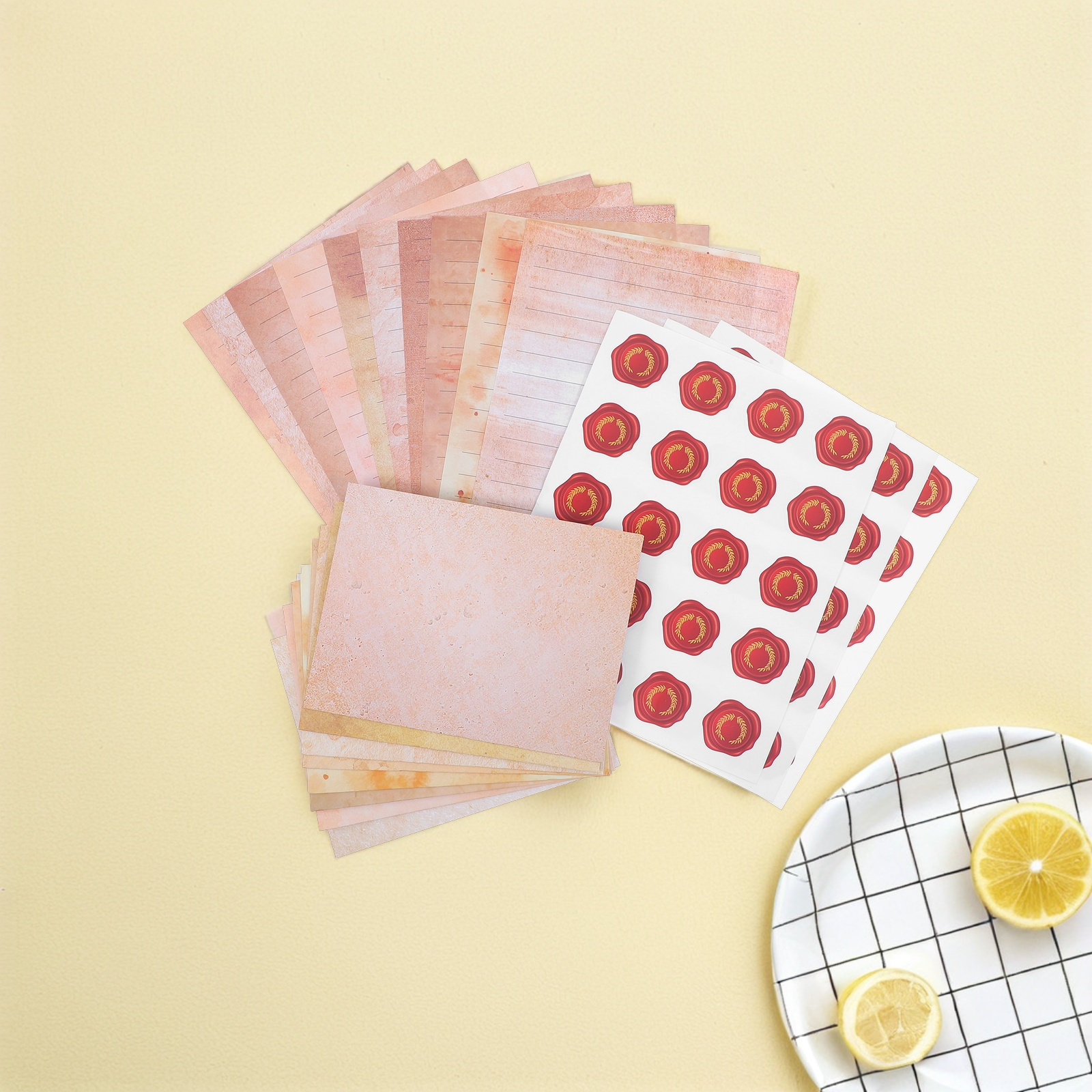 1 Juego de Papelería Vintage c - Papercraft Supply Invitation reseña y precio