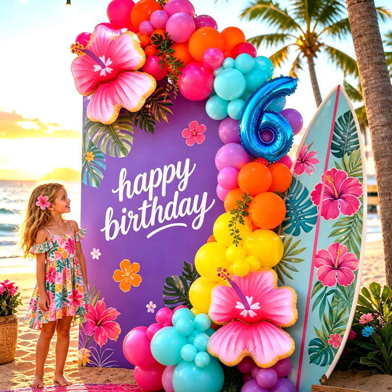 Kit de Arco de Globos Tropical - Wedding Day Supply Kit reseña y precio