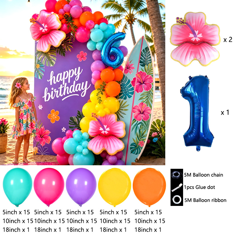 Kit de Arco de Globos Tropical - Wedding Day Supply Kit reseña y precio