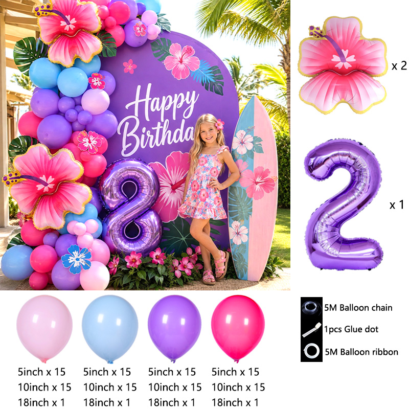 Kit de Arco de Globos Tropical - Wedding Day Supply Kit reseña y precio