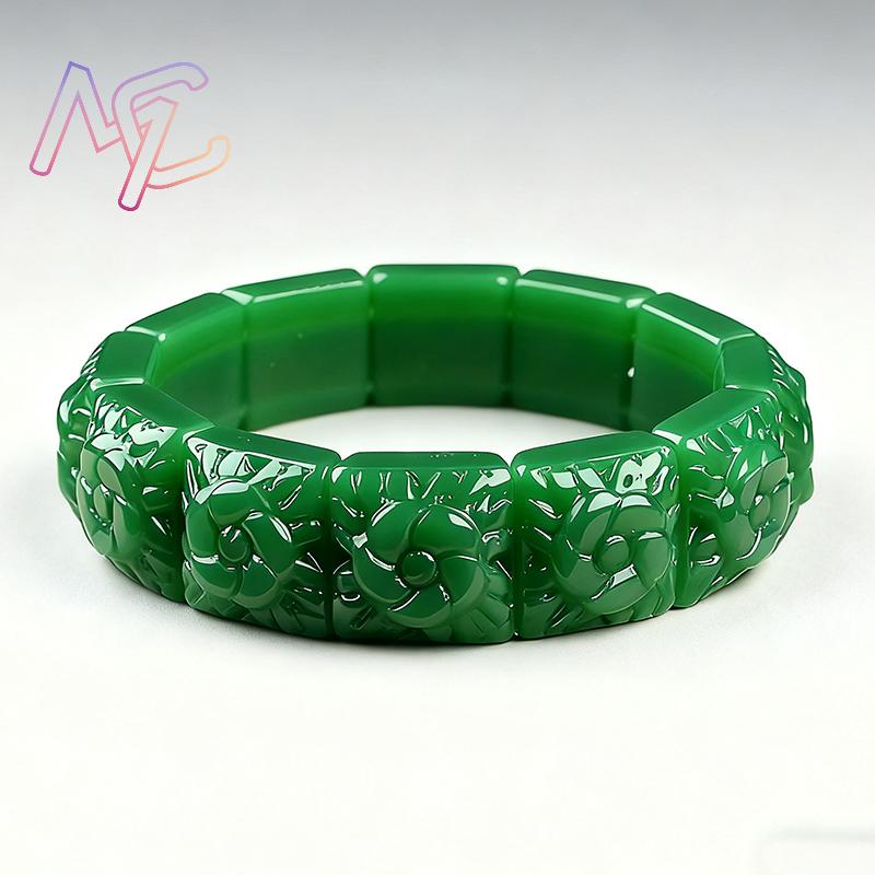 Pulsera de flor de Jade Real,  - Wedding Yes reseña y precio