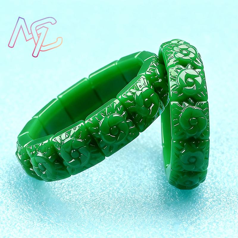 Pulsera de flor de Jade Real,  - Wedding Yes reseña y precio
