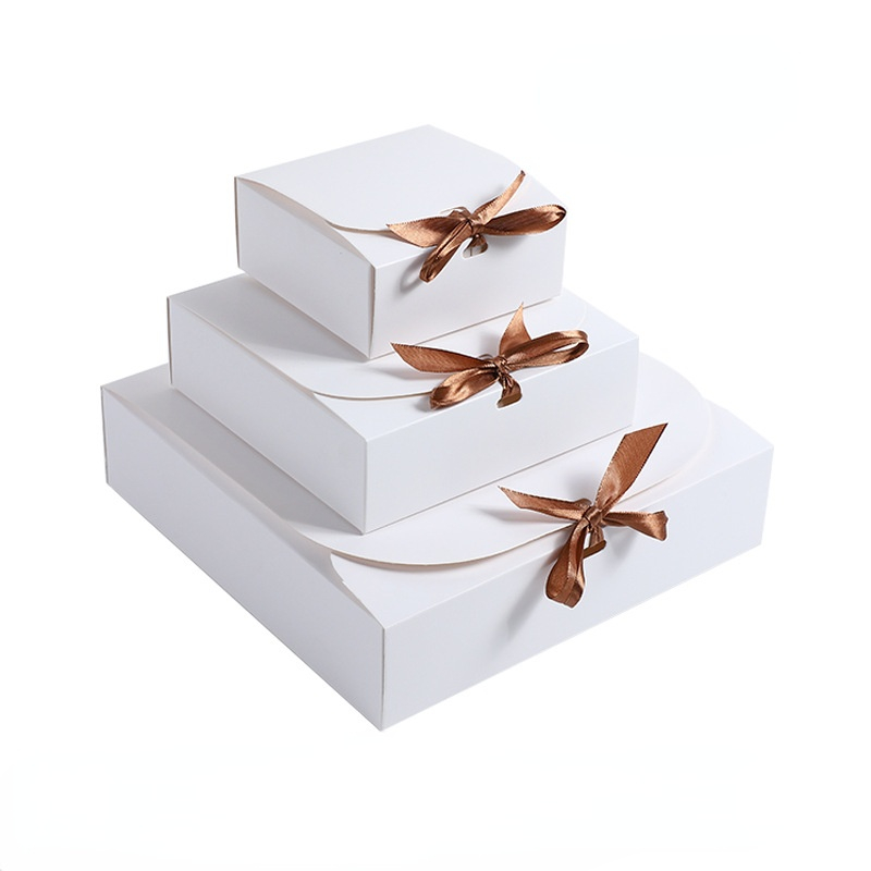 Caja cuadrada de Papel Kraft p - Wedding Supply.Box reseña y precio