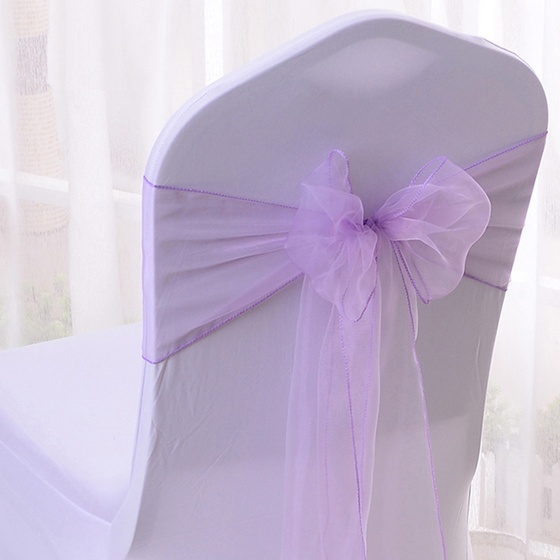 10/50/100 Uds. Decoración de s - Chair Sash Organza reseña y precio