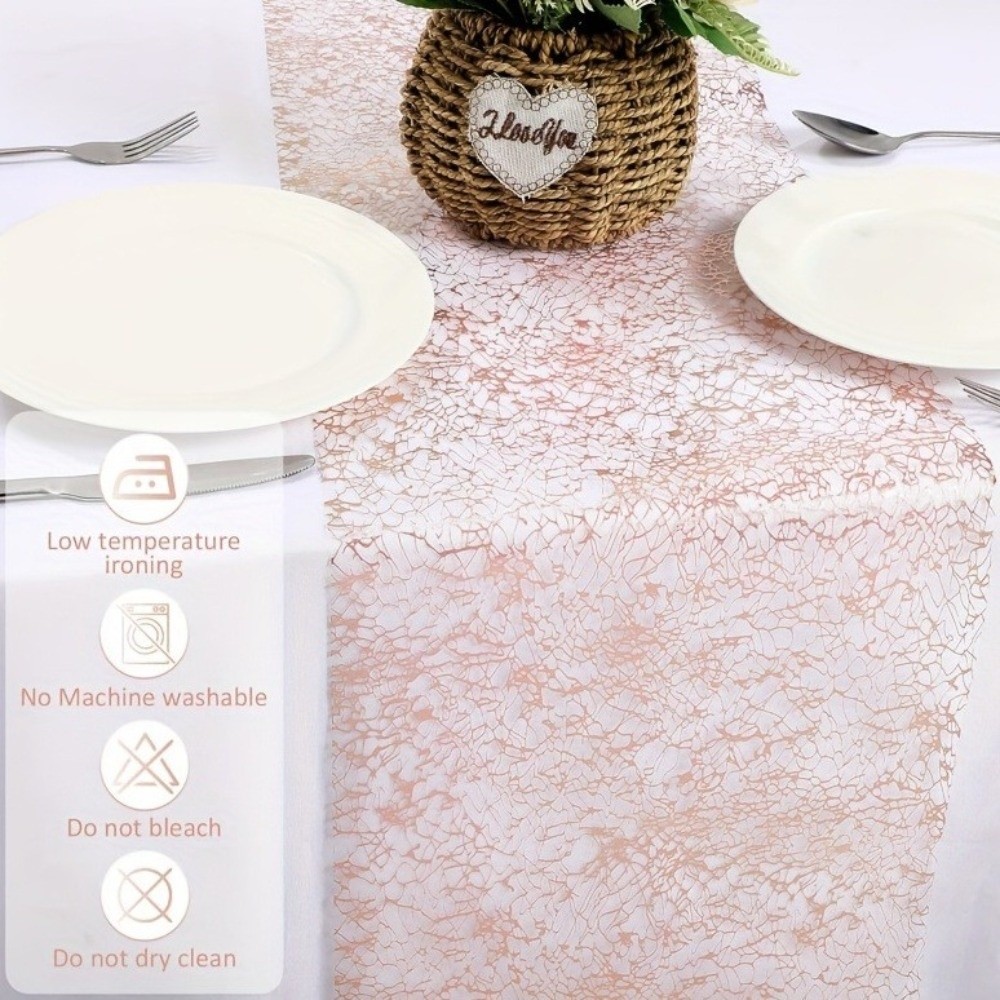 Cubierta de Mesa Rectangular c - Table Runner Sequin reseña y precio