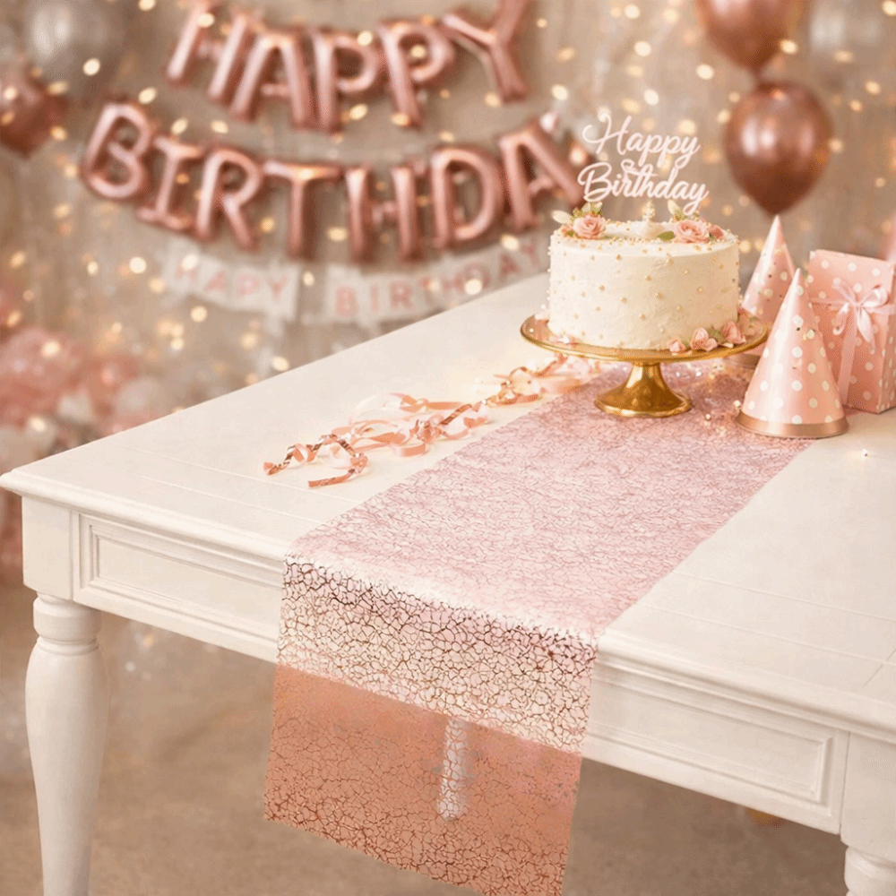 Cubierta de Mesa Rectangular c - Table Runner Sequin reseña y precio